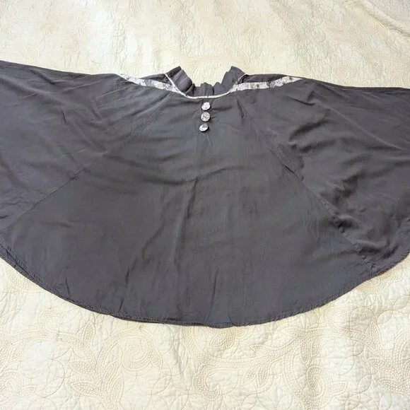 Annie Greenabelle seamed circle skirt Sz. 8 Grey - Picture 5 of 7